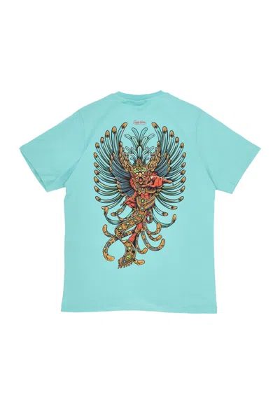Dolly Noire Men's Shirt Garuda Tee Turquoise