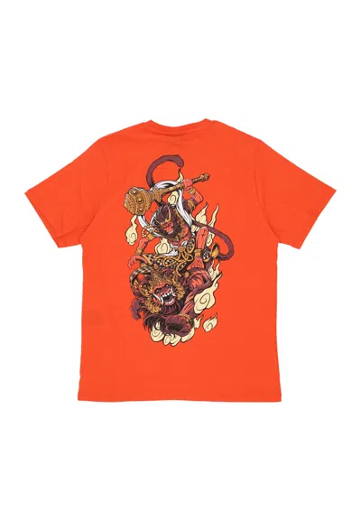 Dolly Noire Men's Shirt Hanuman Tee Bright Red