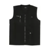 Dolly Noire Men's Sleeveless Vest Ripstop Black In Black
