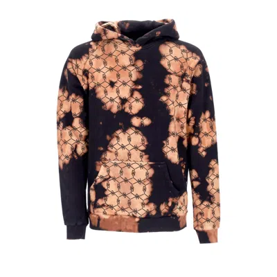 Dolly Noire Men's Tye Dye Monogram Hoodie Black