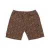 Dolly Noire Monogram Dlynr Cargo Easyshorts Men's Shorts Beige In Brown