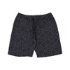 Dolly Noire Monogram Dlynr Jogger Shorts Men's Shorts Black In Black