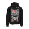 Dolly Noire Mordred Hoodie Black Men's Hoodie In Black