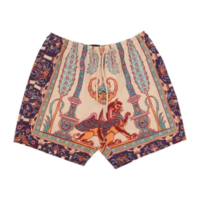 Dolly Noire Persian Rug Swimshorts Men's Swim Shorts Beige