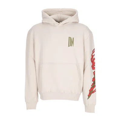 Dolly Noire Ryu Dragon Hoodie Beige Men's Hoodie