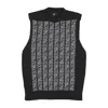 Dolly Noire Sleeveless Pullover Men Knitwear Vest Black In Black