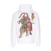 Dolly Noire Tiger And Soldier Hoodie White Men's Hoodie In White