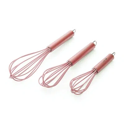 Dolly Parton Silicone Tipped Whisks, Set Of 3 In Pink
