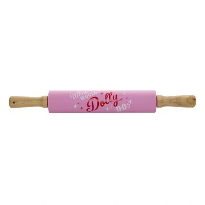 Dolly Parton "what Would Dolly Do" Rolling Pin In Pink