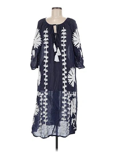 Pre-owned Dolma Casual Dress In Blue