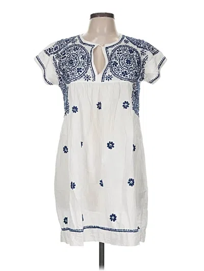 Pre-owned Dolma Casual Dress In White