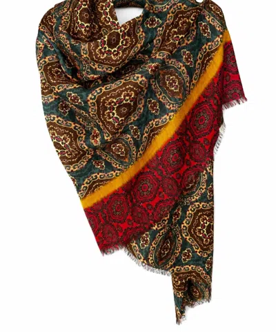 Dolma Women's Amarantha Wool Silk Scarf In Multicolor