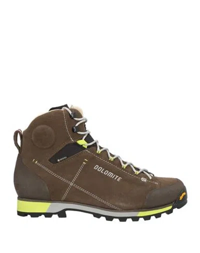 Dolomite Man Ankle Boots Dark Green Size 9 Leather, Textile Fibers
