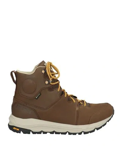 Dolomite Man Ankle Boots Khaki Size 10 Leather In Beige