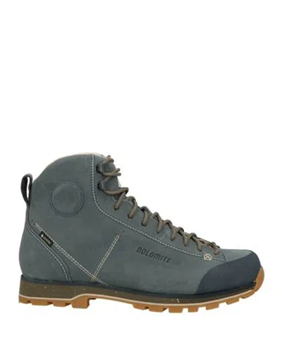 Dolomite Man Ankle Boots Slate Blue Size 9 Leather, Textile Fibers