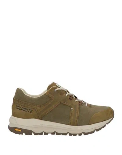 Dolomite Man Sneakers Military Green Size 9 Leather