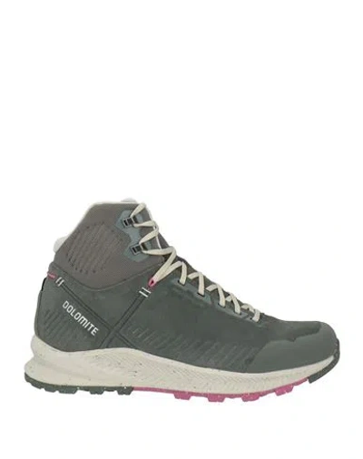 Dolomite Woman Ankle Boots Grey Size 7.5 Textile Fibers, Synthetic Material