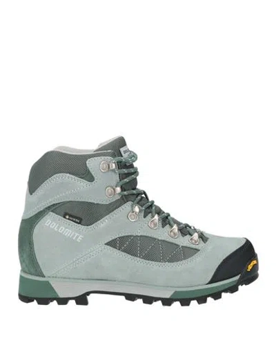 Dolomite Woman Ankle Boots Light Green Size 7.5 Leather, Textile Fibers