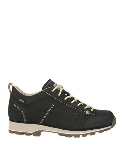 Dolomite Woman Sneakers Black Size 6.5 Leather, Textile Fibers