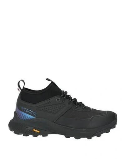 Dolomite Woman Sneakers Black Size 7.5 Synthetic Material, Textile Fibers