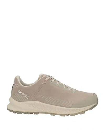 Dolomite Woman Sneakers Taupe Size 7.5 Textile Fibers, Synthetic Material In Grey