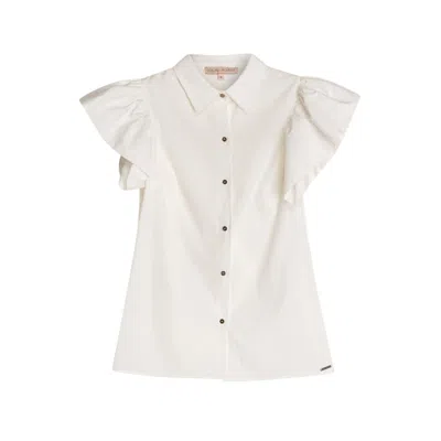 Dolores Promesas White Colette Women's Blouse