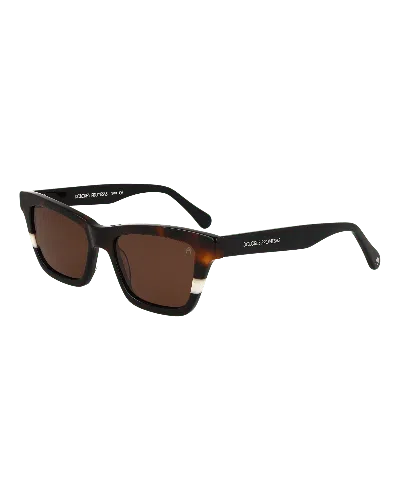Dolores Promesas Women's Black, Beige And Havana Beveled Spectacle With Peak Tendency