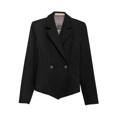 Dolores Promesas Women's Black Casilda Fitted Blazer