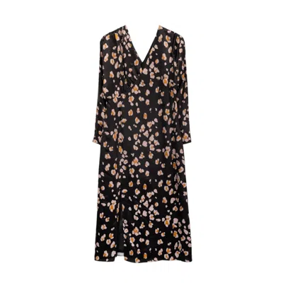 Dolores Promesas Women's Black Laura Flores Long Dress