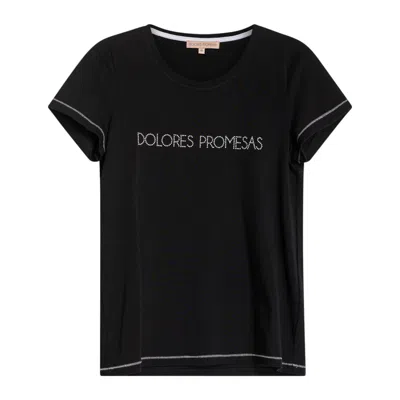 Dolores Promesas Women's Black Margot T-shirt