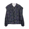 Dolores Promesas Women's Blue Elisa Puffed Sleeve Blouse In Blue
