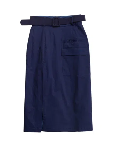 Dolores Promesas Women's Blue Navy Cargo Skirt With Pocket