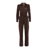 Dolores Promesas Women's Brown Corduroy Overall In Brown