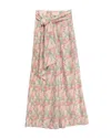 Dolores Promesas Women's Flare Leg Fluid Trousers With Tula Print In Green/pink