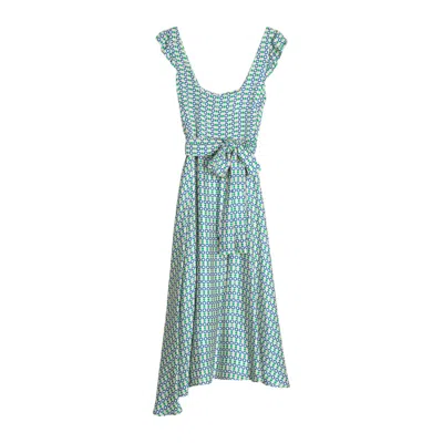 Dolores Promesas Women's Flora Flared Midi Dress