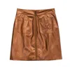 Dolores Promesas Women's Gold Bella Metallic Mini Skirt In Gold