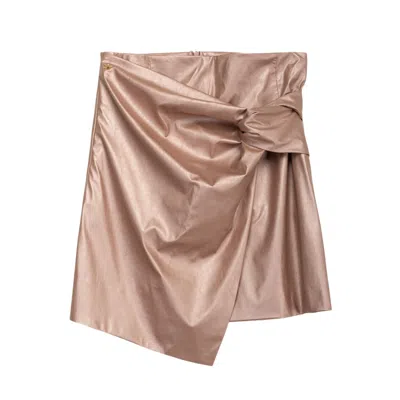 Dolores Promesas Women's Gold Bella Pink Metallic Skirt