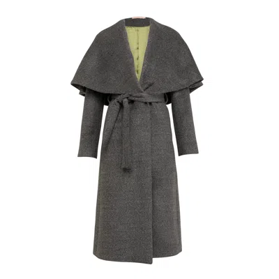 Dolores Promesas Women's Grey Gray Cloth Coat