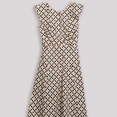 Dolores Promesas Women's Lune Geometric Print Midi Dress