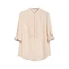 Dolores Promesas Women's Neutrals Amour Elegant Beige Blouse