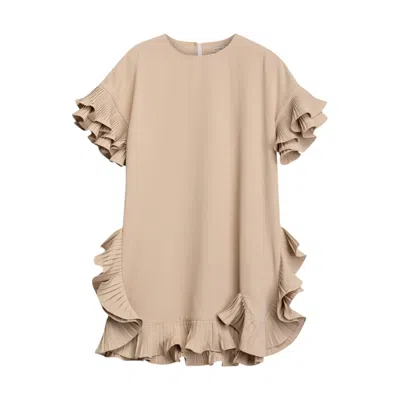 Dolores Promesas Women's Neutrals Esme Short Knit Dress