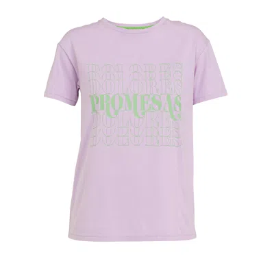 Dolores Promesas Women's Pink / Purple  Lilac T-shirt In Pink/purple