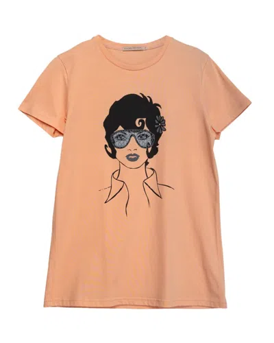 Dolores Promesas Women's Pink / Purple Short Sleeve Dolores Gafas Apricot T-shirt In Pink/purple