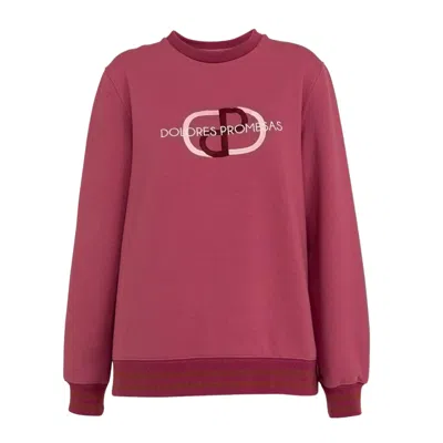 Dolores Promesas Women's Red  Garnet Sweatshirt