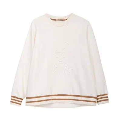 Dolores Promesas Women's White Sweatshirt Promises