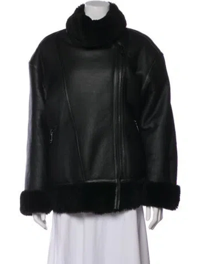 Pre-owned Dom Goor Shearling Fur Jacket In Green