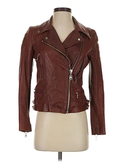 Pre-owned Doma Jacket In Burgundy