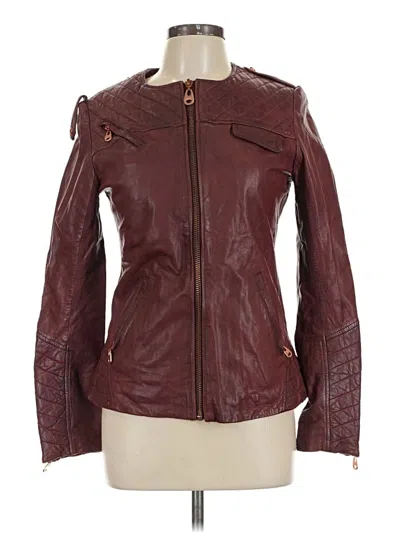 Pre-owned Doma Jacket In Burgundy