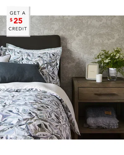 Domani Home 300 Thread Count Avida Linen Duvet Set - Grey/blue