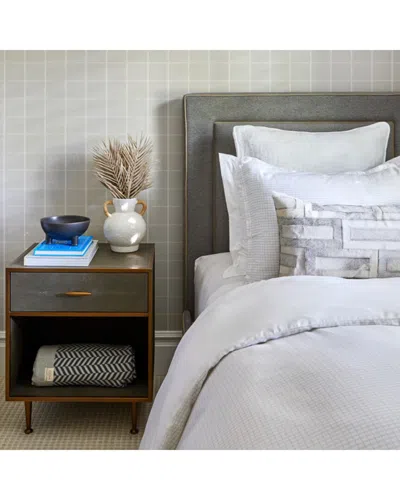 Domani Home Oxford Linen Duvet Set In White